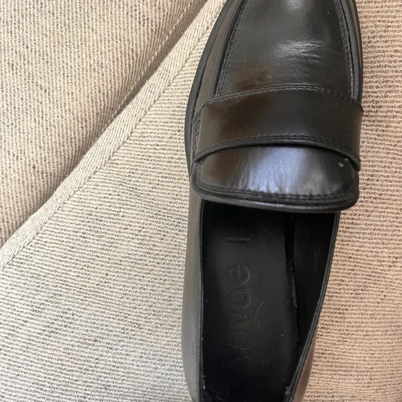 Aeyde Ruth Black Leather Loafers - Picture 3 of 5